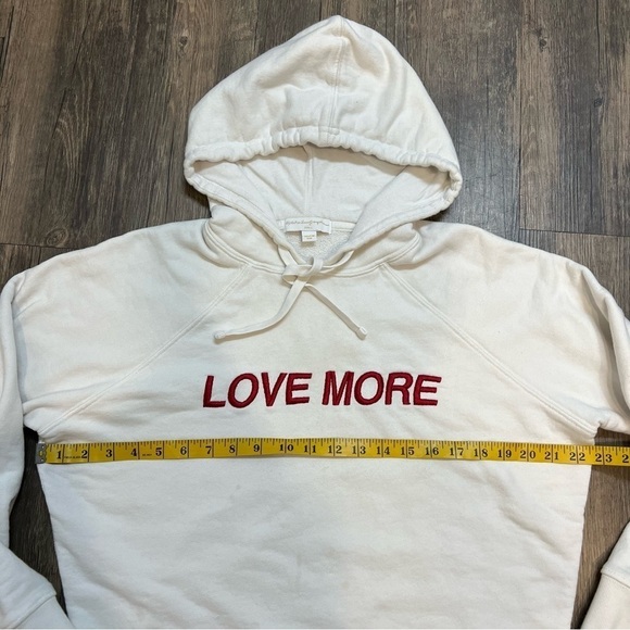 Spiritual Gangster Love More Classic Raglan Pullover Hoodie Sweatshirt White S - Picture 10 of 13